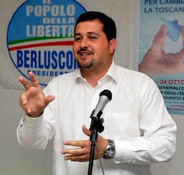 <b>PADRONE DI CASA </b>Luca Agresti, coordinatore Pdl 