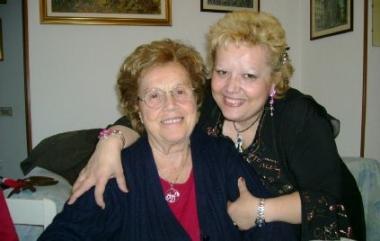 Nonna Aldina e la figlia Liliana 