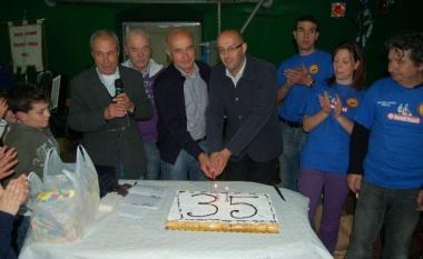 I festeggiamenti per il 35&ordm; anniversario 