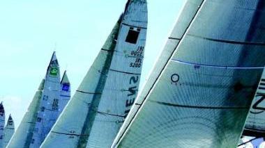 Una regata velica