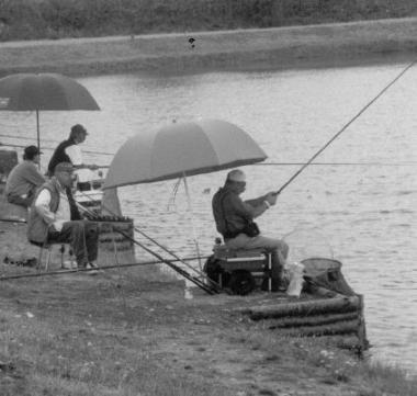 Una gara di pesca sportiva 