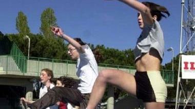 Atlete in allenamento