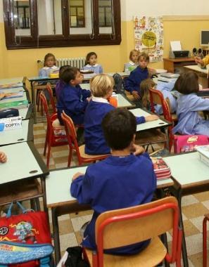 Alunni in una scuola elementare (foto darchivio) 