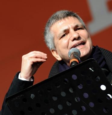 Nichi Vendola e in alto Pier Luigi Vigna 