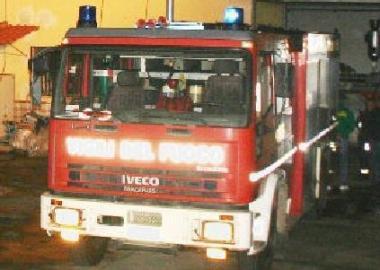 Lintervento dei vigili del fuoco 