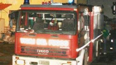 L’intervento dei vigili del fuoco