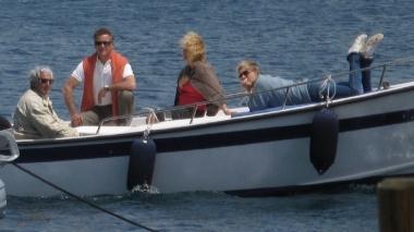 <b>RELAX</b> Catherine Spaak distesa durante una pausa