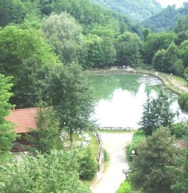 Il laghetto del Ponte sospeso 