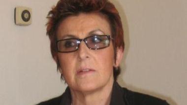 Un’insegnante alla lavagna e (sotto) Daniela Di Vita