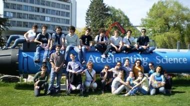 La classe 4ª B del liceo scientifico “Marconi” di San Miniato in visita al Cern di Ginevra