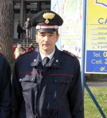 Il maresciallo Gianluca Giannoni 