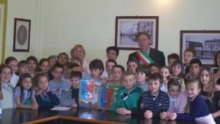 32 bambini delle Collodi in visita in Comune