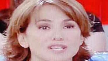 Barbara D’Urso durante la trasmissione a cui è stato invitato il sindaco di Aulla