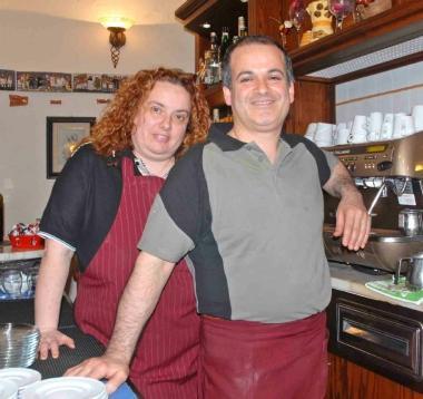 <b>IERI.</b> Nadia e Giuseppe, titolari del Caff&egrave; Duomo 