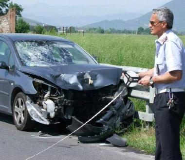 I rilievi della polizia municipale di San Giuliano 