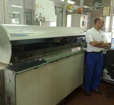 Moderni macchinari nellazienda 