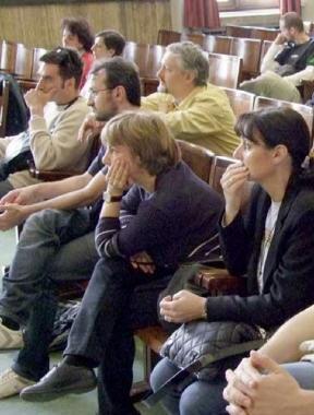 Un momento dellassemblea dei ricercatori ieri mattina alla facolt&agrave; dIngegneria 