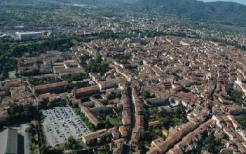 Una veduta della città dall’alto