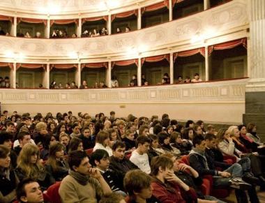 Unimmagine della cerimonia conclusiva del progetto Alternanza scuola lavoro    