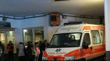 L’ingresso del pronto soccorso all’ospedale