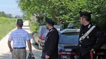 I carabinieri sul posto