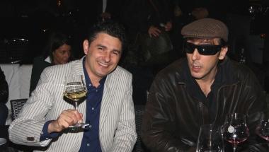 Alessandro Paci, a sinistra, con lamico Massimo Ceccherini             