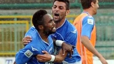 <b>ILLUSIONE.</b> Ibekwe esulta subito dopo l’iniziale 1-0