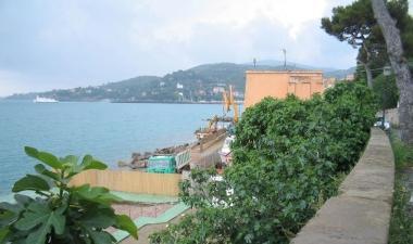 <b>LAVORI.</b> Sul lungomare nei pressi della Capitaneria 