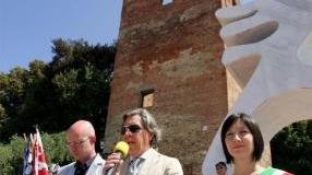 Billi (al centro) con gli assessori Alessio Spinelli e Sara Matteoli