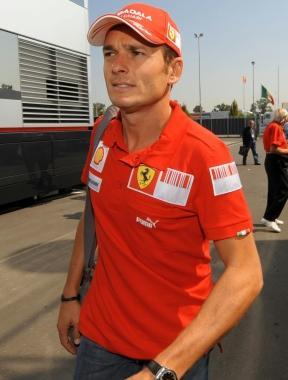 Il pilota di Formula Uno Giancarlo Fisichella