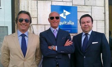 <b>DOPO LASTA</b> Da sinistra Ancarani, Di Pietrantonio e Invitti 