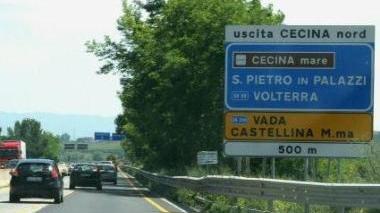 Autostrada Tirrenica, Sat installa la nuova segnaletica