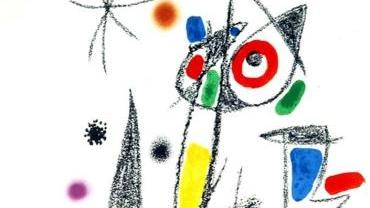 <b>MIRÒ </b>Una delle opere in mostra