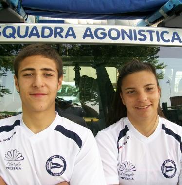 <b>PROTAGONISTI. </b>Matteo Volpi e Rachele Puccetti 