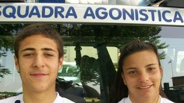 <b>PROTAGONISTI. </b>Matteo Volpi e Rachele Puccetti