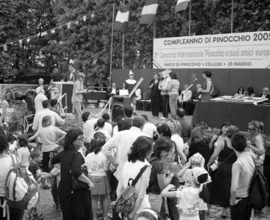 La festa per il compleanno di Pinocchio (archivio) 
