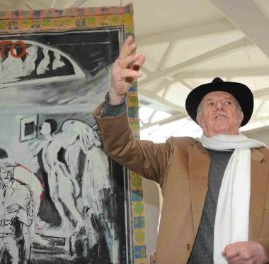Una delle opere in mostra 