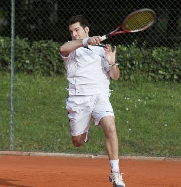 Davide Ramazani durante una partita 