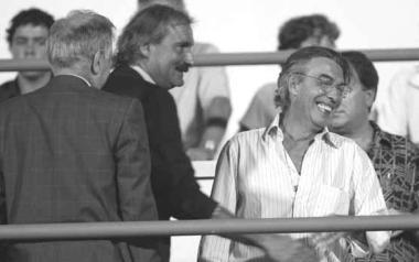 Mian ai tempi del Pisa Calcio allArena insieme a Massimo Moratti   