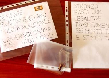 Panichi ha ricevuto una lettera con proiettile (foto darchivio) 