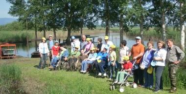 La delegazione veronese in visita al Padule di Fucecchio             