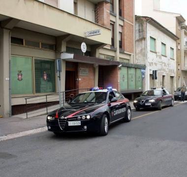 La caserma dei carabinieri 