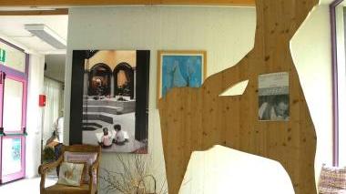 La scuola materna La Filastrocca dove ieri mattina sono stati appesi i due cartelli ingiuriosi