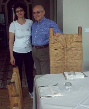 <b>TITOLARI.</b> Carmelo Vergine e Filippa Scalisi allinterno del locale  
