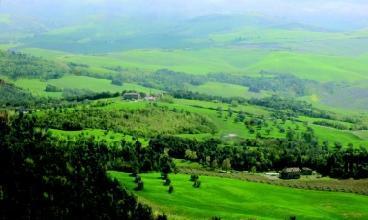 Uno scorcio del Parco del Benestare tra Montaione e Gambassi Terme