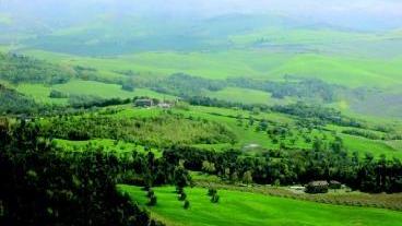 Uno scorcio del Parco del Benestare tra Montaione e Gambassi Terme