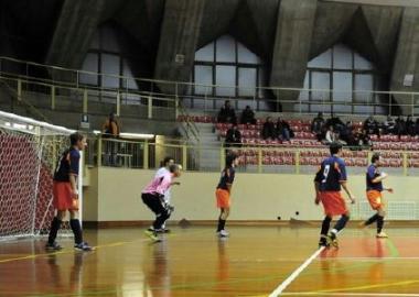 Una partita del Soccer Five Pisa 