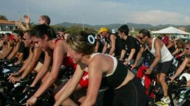 Atleti fanno spinning