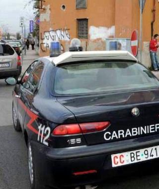 Una pattuglia dei carabinieri 