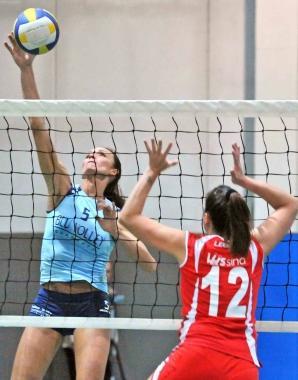 Una partita del Blu Volley 